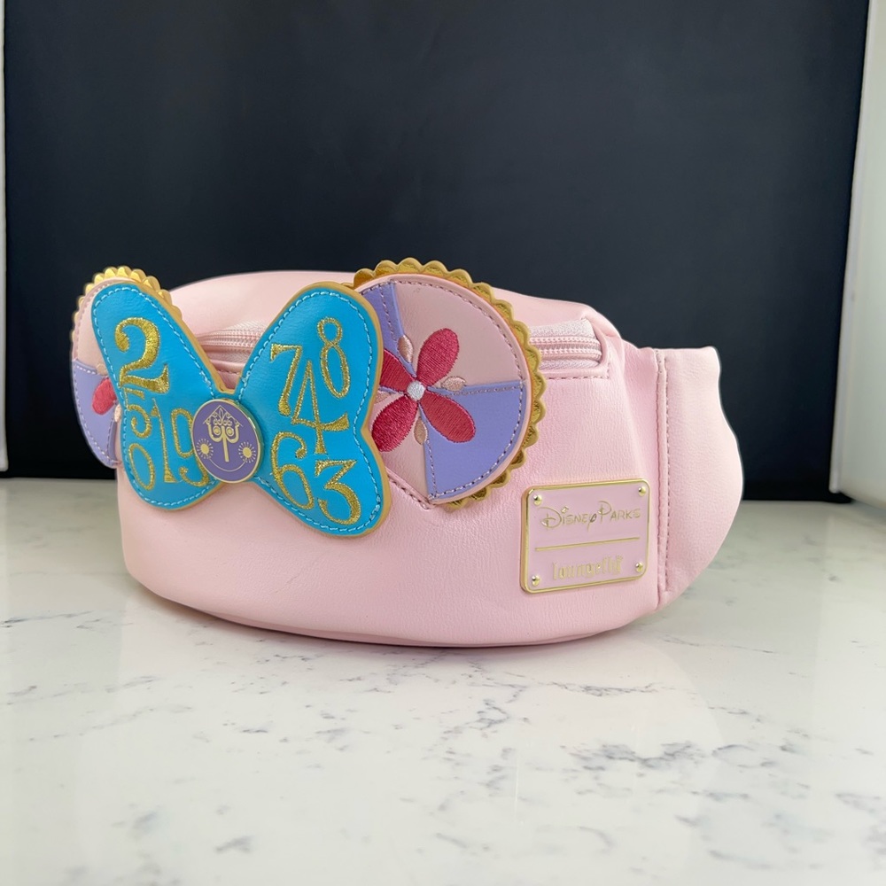 Disney It’s a Small World Minnie Mouse Main Attractions Loungefly Fanny Pack